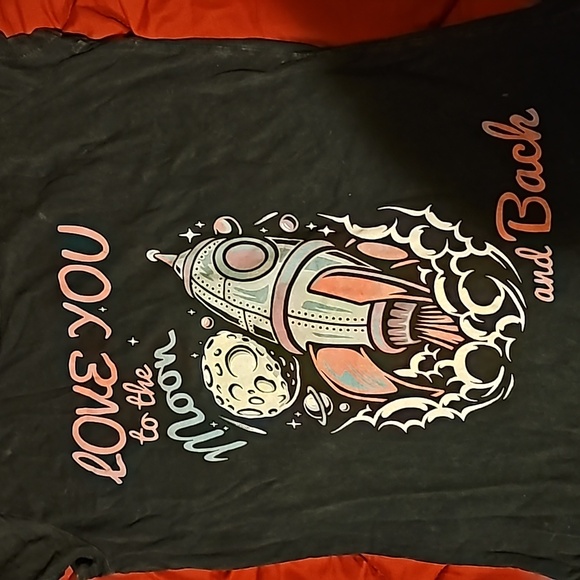 AREA 51 Love you to the Moon and Back XL T Shirt - Picture 2 of 4